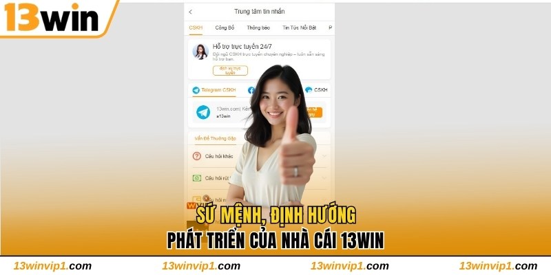 Định hướng phát triển và cam kết của nhà cái